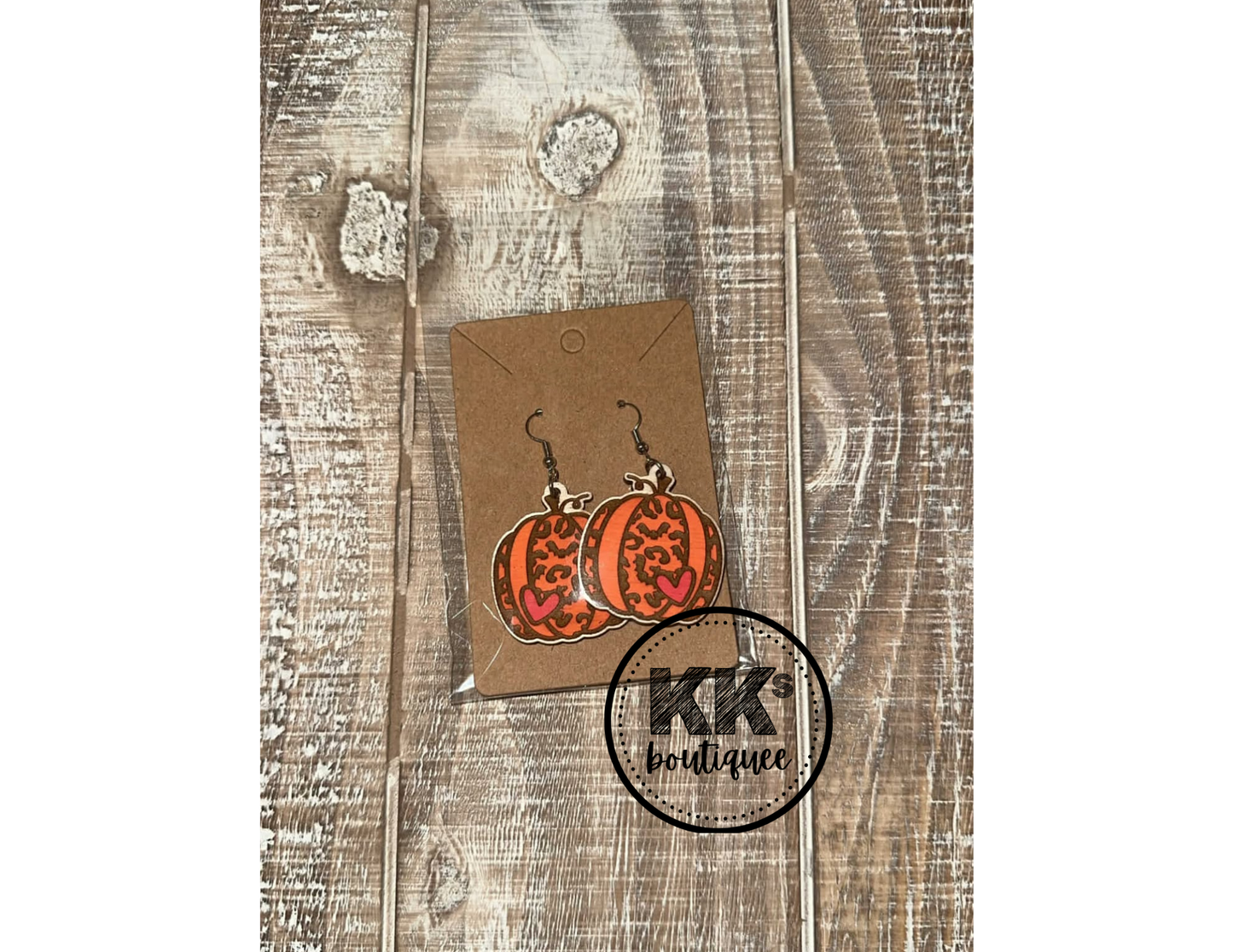 Pumpkin Dangle Earrings