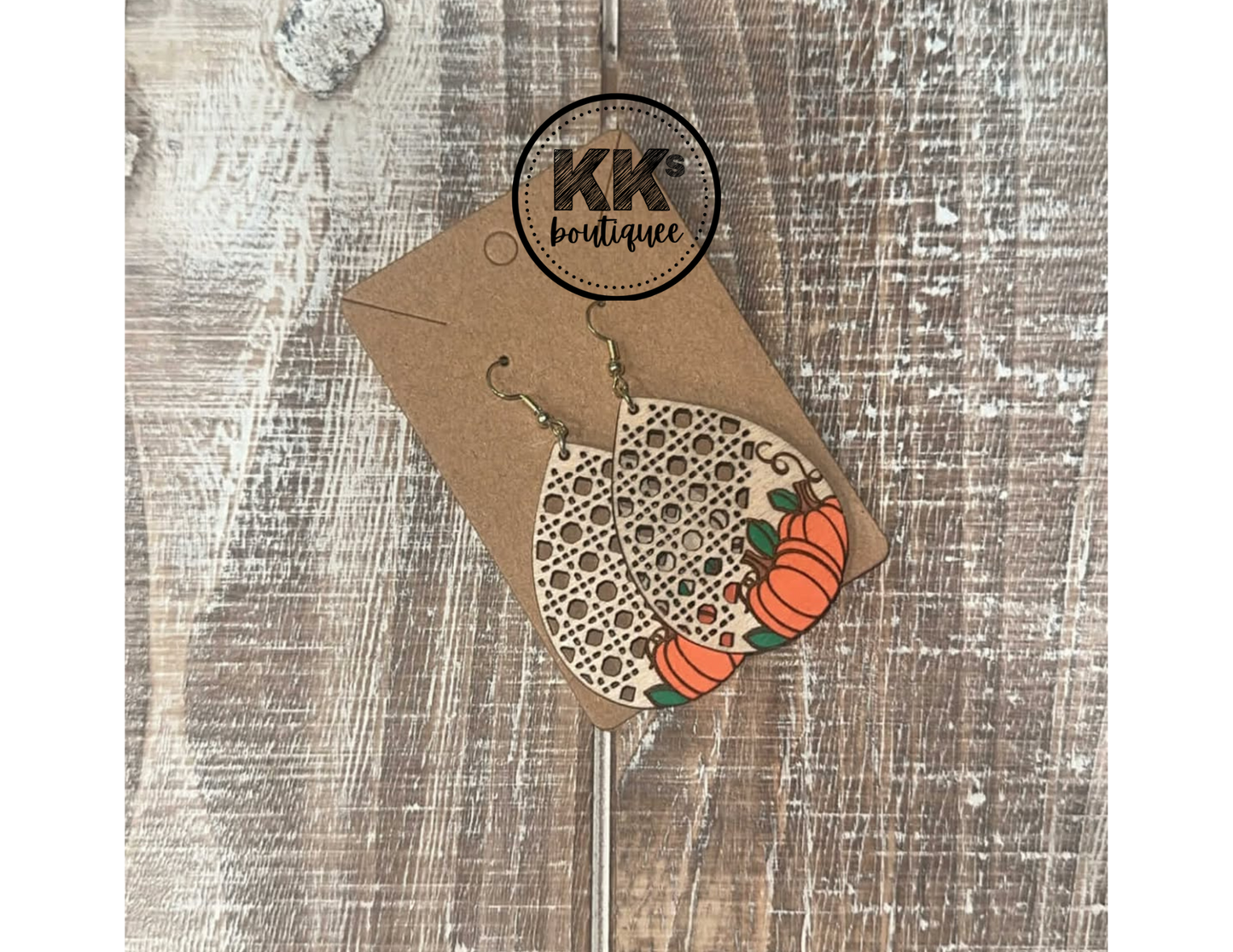 Pumpkin Dangle Earrings