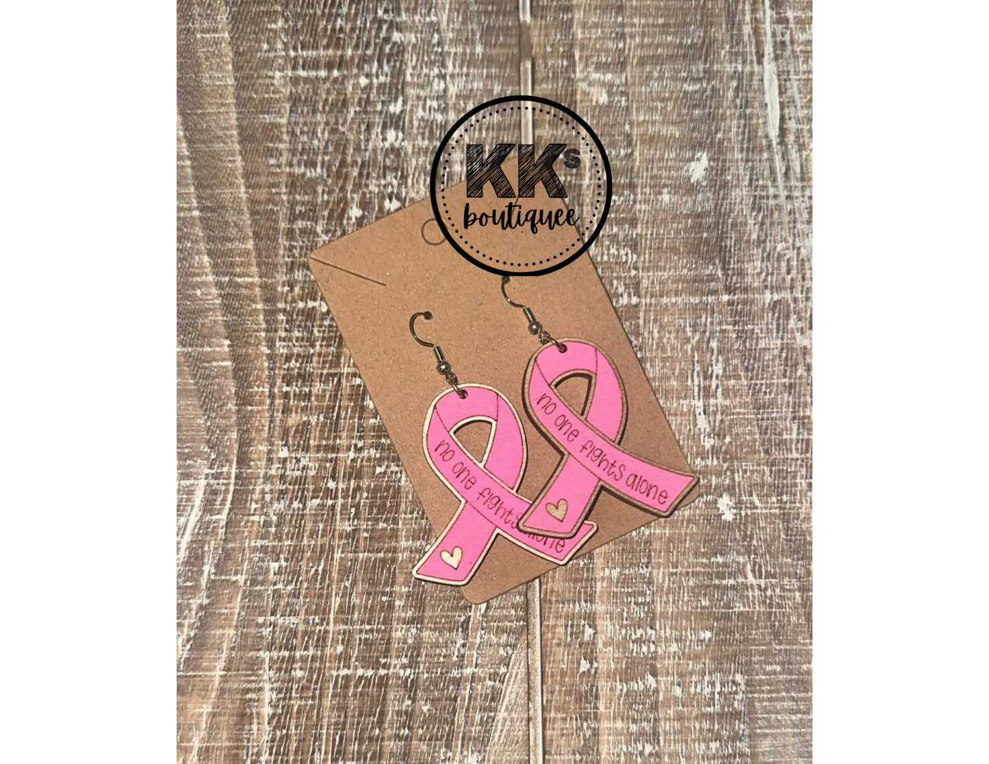 No One Fights Alone Dangle Earrings