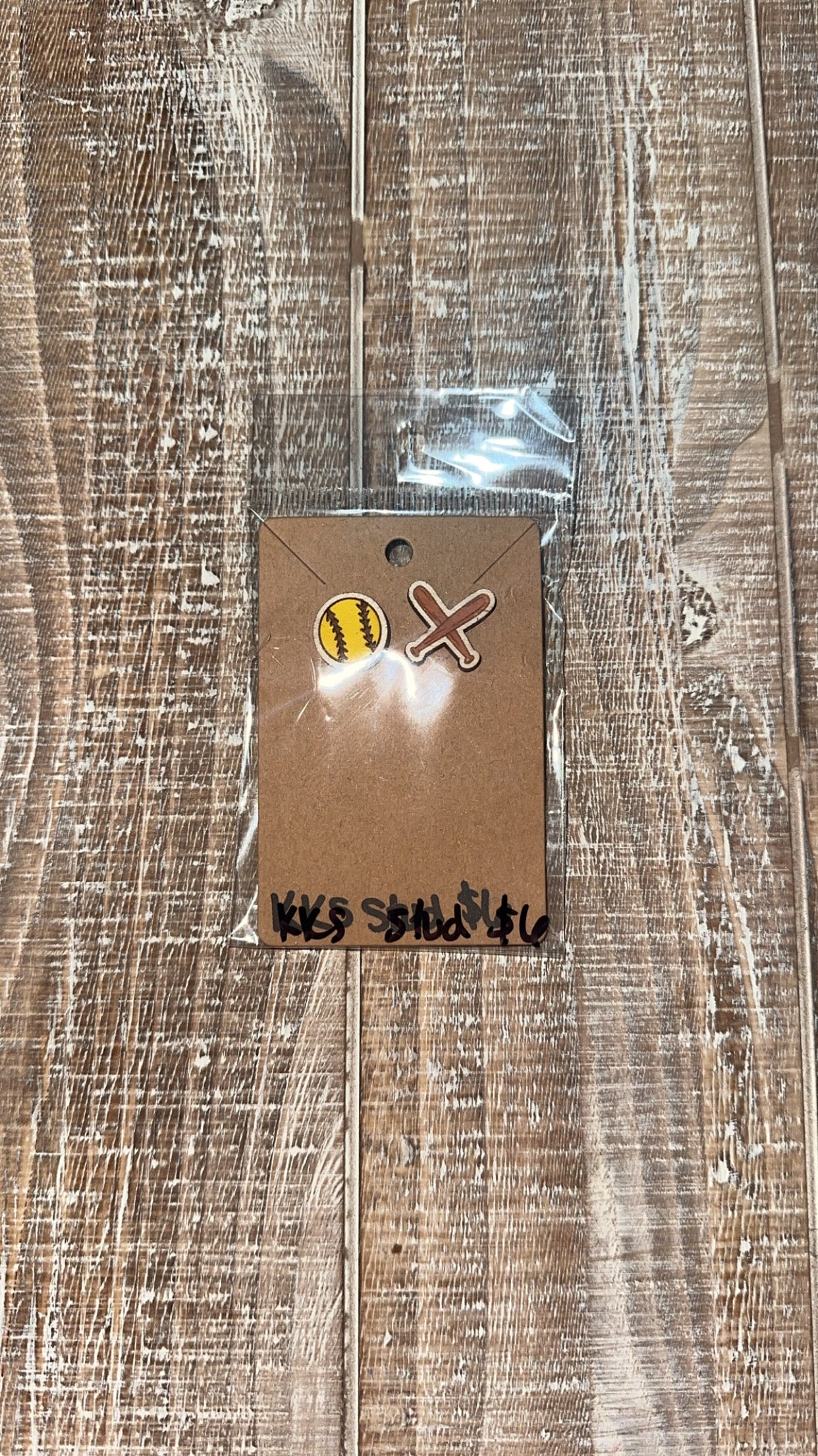 Softball Stud Earrings