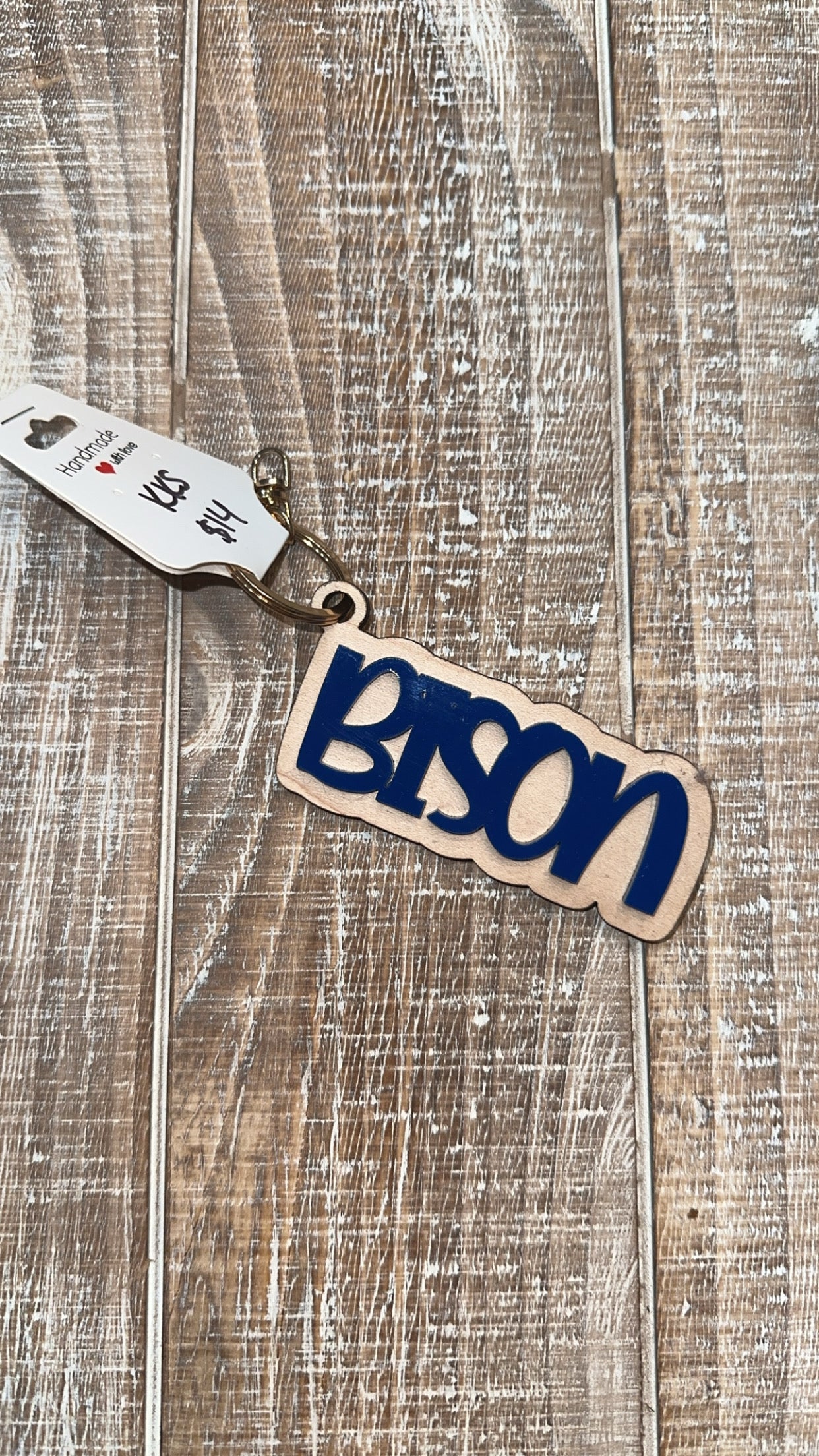 Bison Keychain