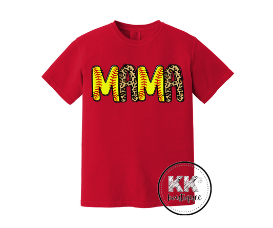 Softball Mama Short Sleeve Shirt