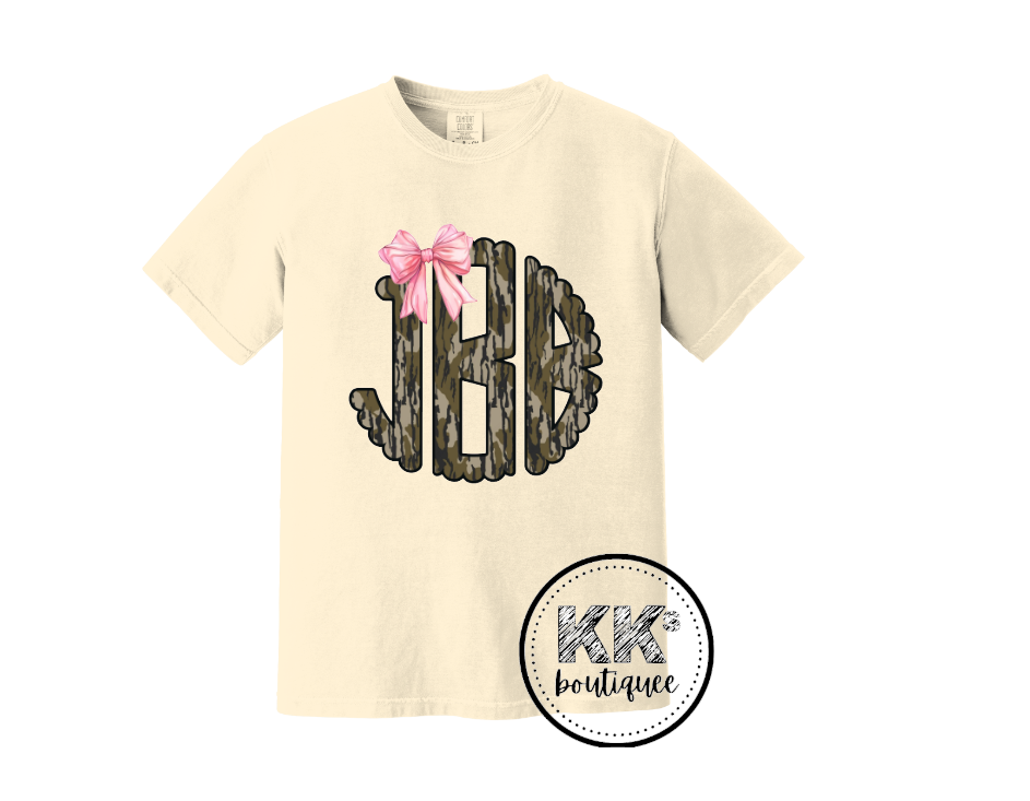 Camo Monogram Tee