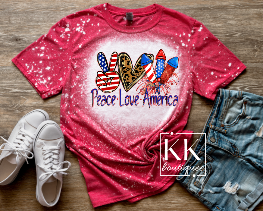 Peace Love America Shirt