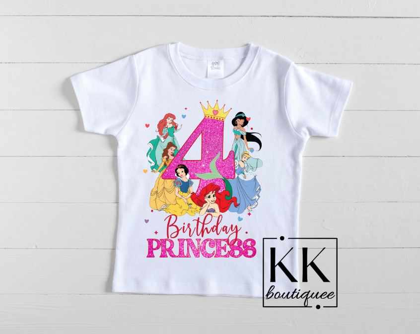 Princess Birthday Tees