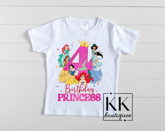 Princess Birthday Tees