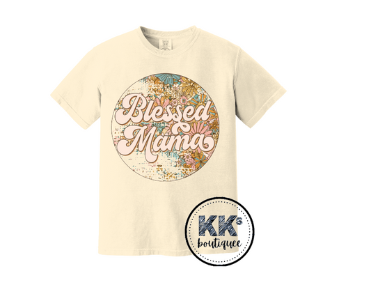 Blessed Mama Short Sleeve Shirt
