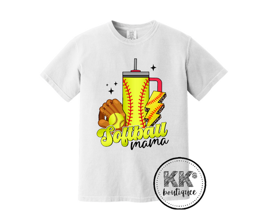 Softball Mama Short Sleeve Shirt