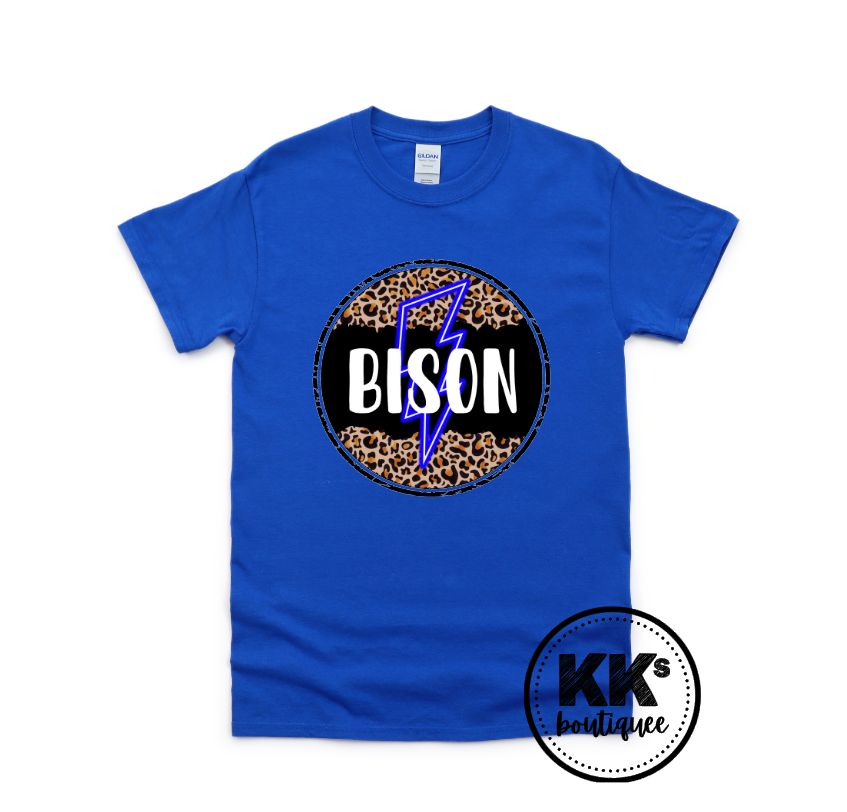 Cheetah Bison Short Sleeve Shirt