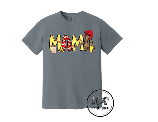 Softball Mama Short Sleeve Shirt