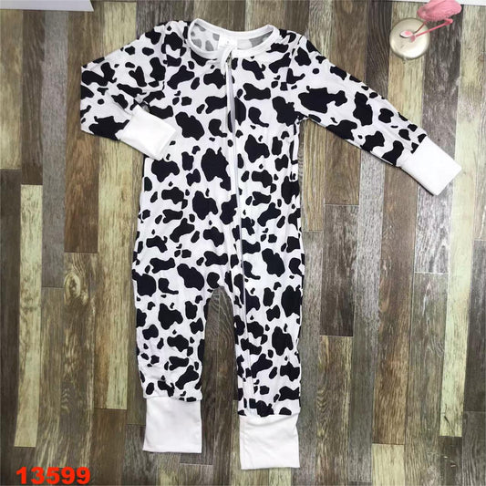 Cowprint bamboo Zippy