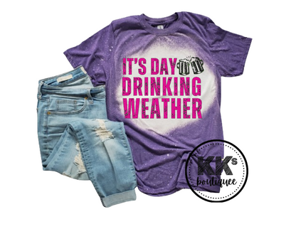 Its Day Drinking Weather Short Sleeve Shirt
