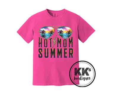 Hot Mom Summer Short Sleeve Shirt