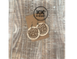 Heart Circles Dangle Earrings