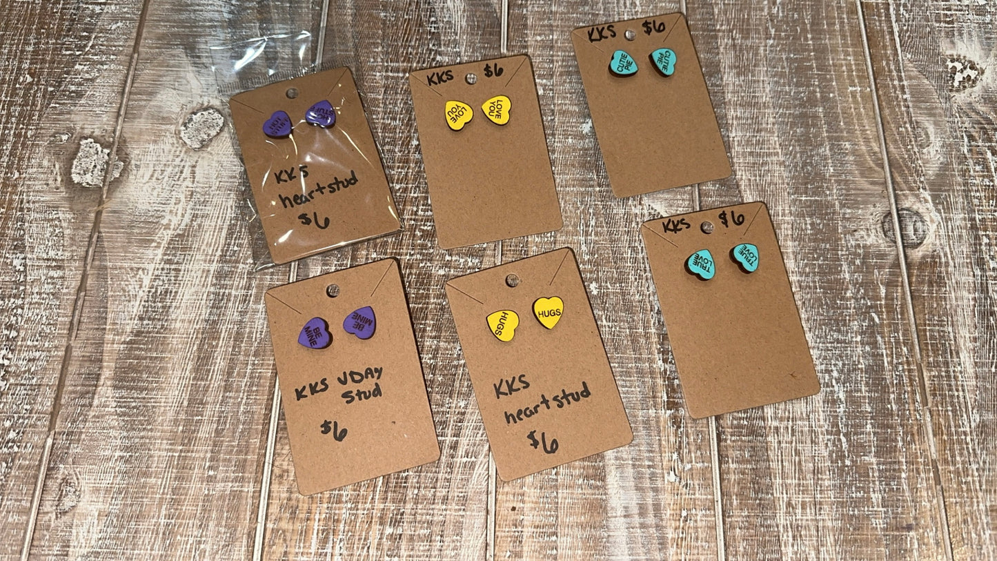 Conversation Heart studs