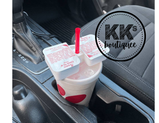 Fast Food Straw Sauce Holder