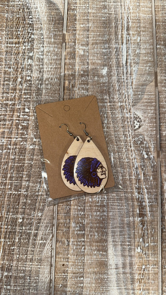 Warriors Dangle Earrings