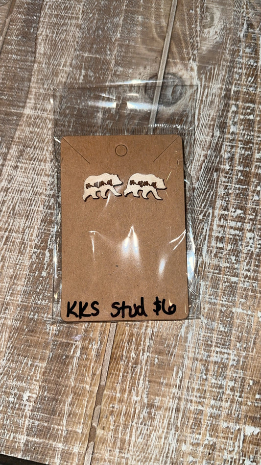 Mama Bear Studs