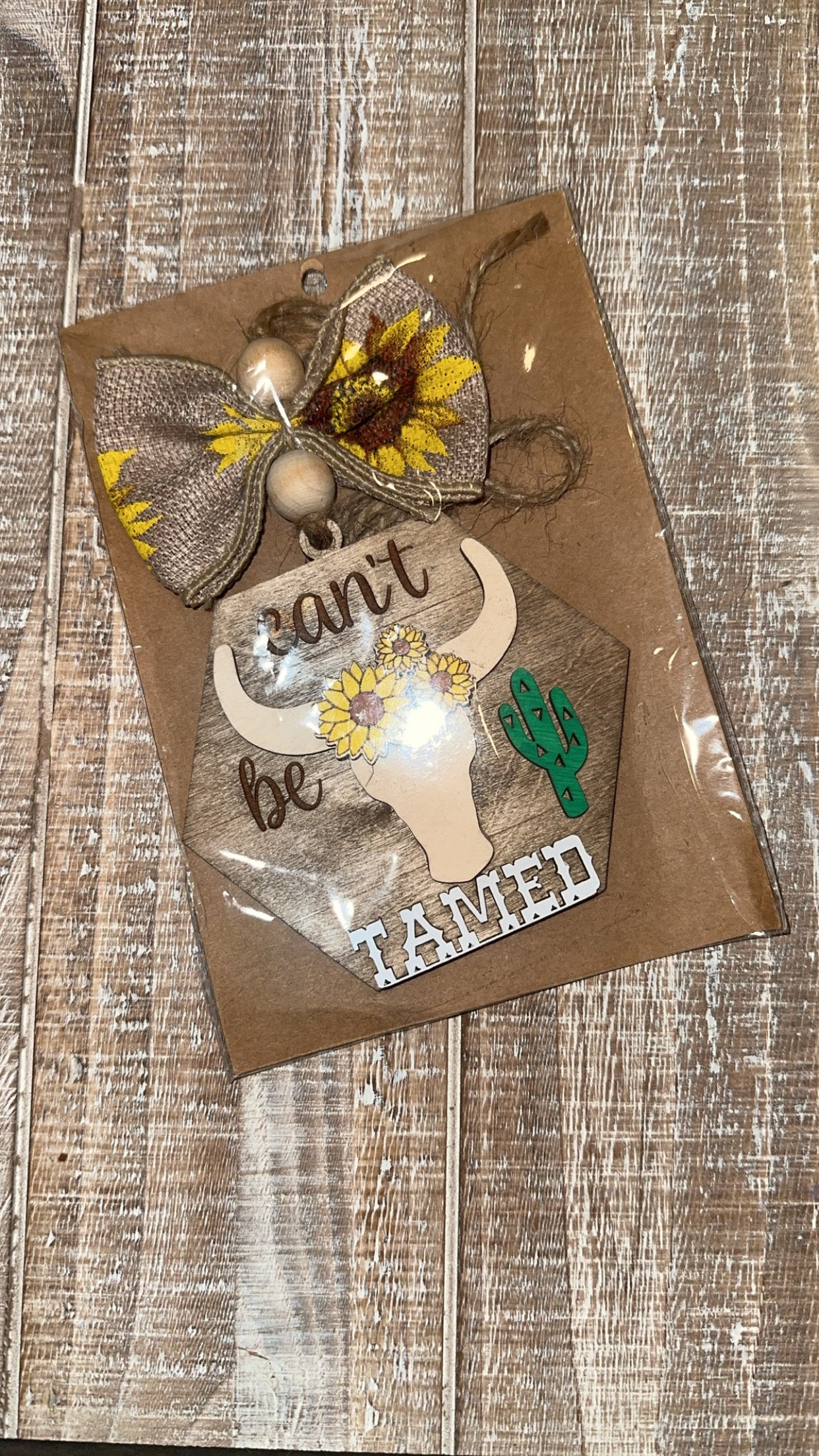 Can’t be tamed Car Charm
