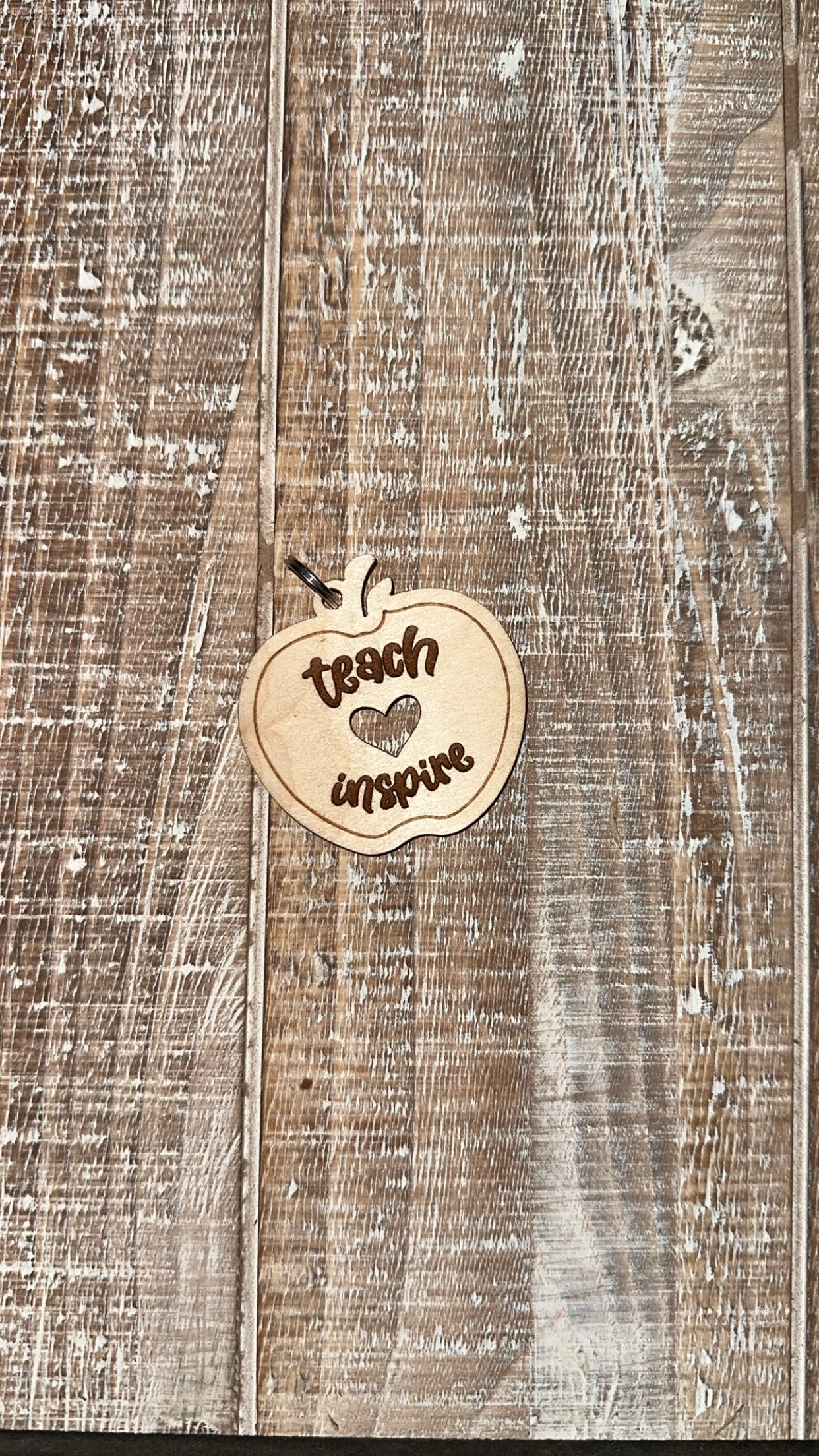 Teach Inspire keychain