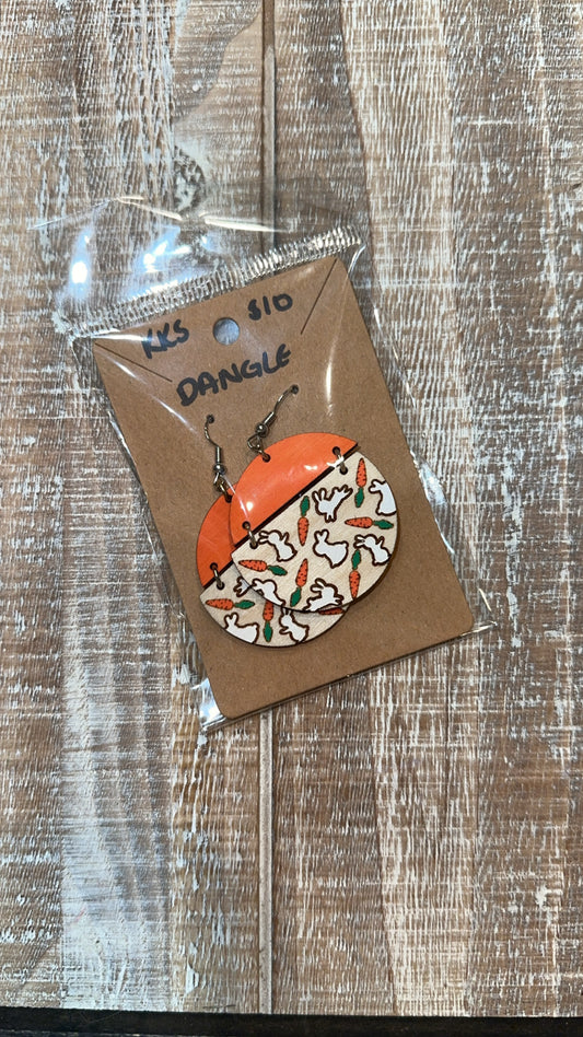 Bunny and Carrot Dangle