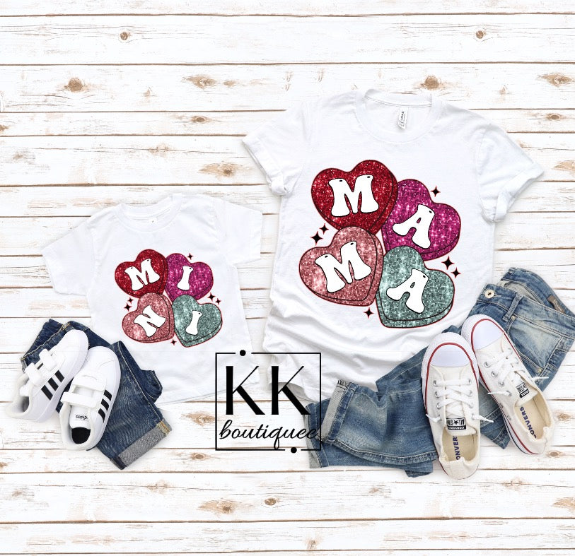 Conversation Mini heart Shirt/Sweatshirt