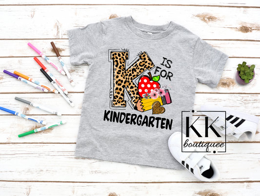 Cheetah Back to School Shirt