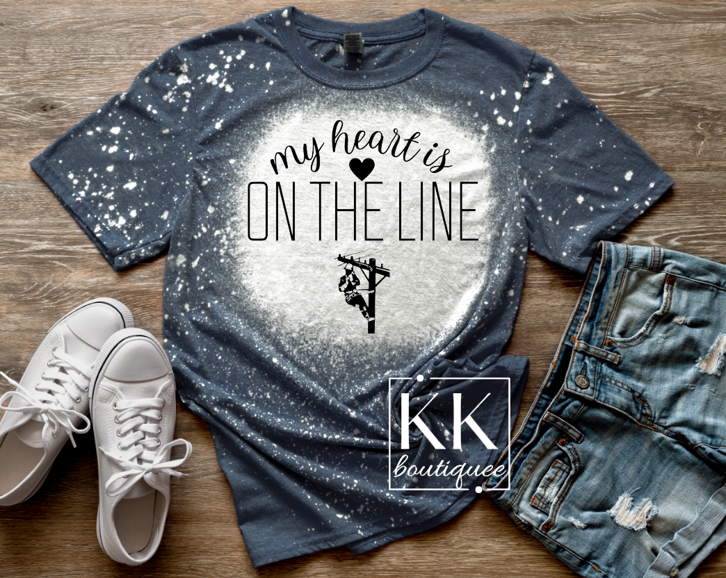 My heart is on the line Shirt