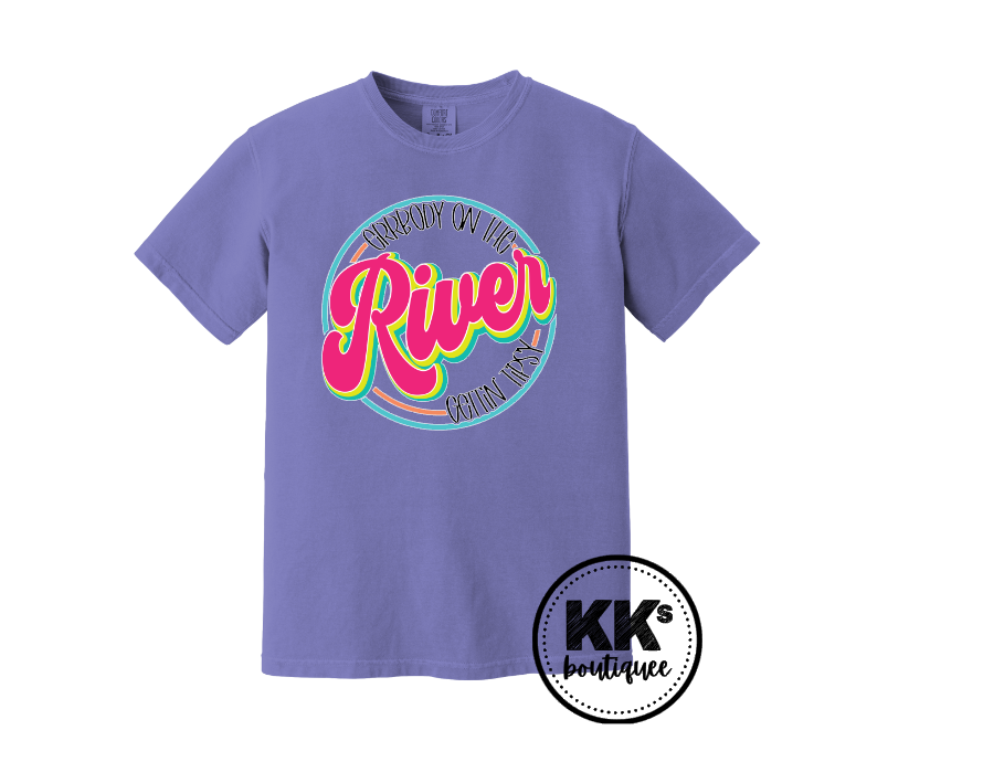 Errbody on the River Gettin Tipsy Short Sleeve Shirt