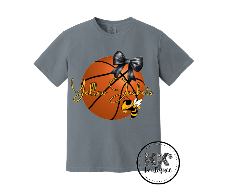 Yellow Jacket Basketball Short Sleeve Shirt