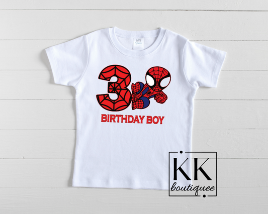 Spidey Birthday Tees