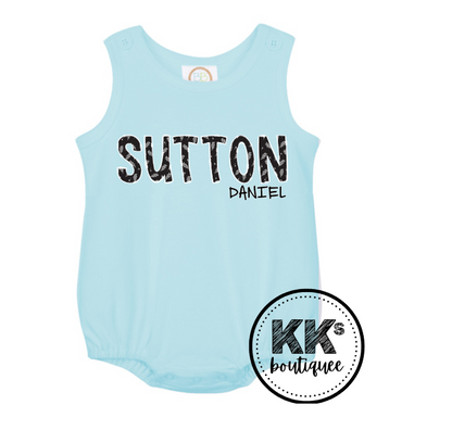 Personalized Bubble Romper