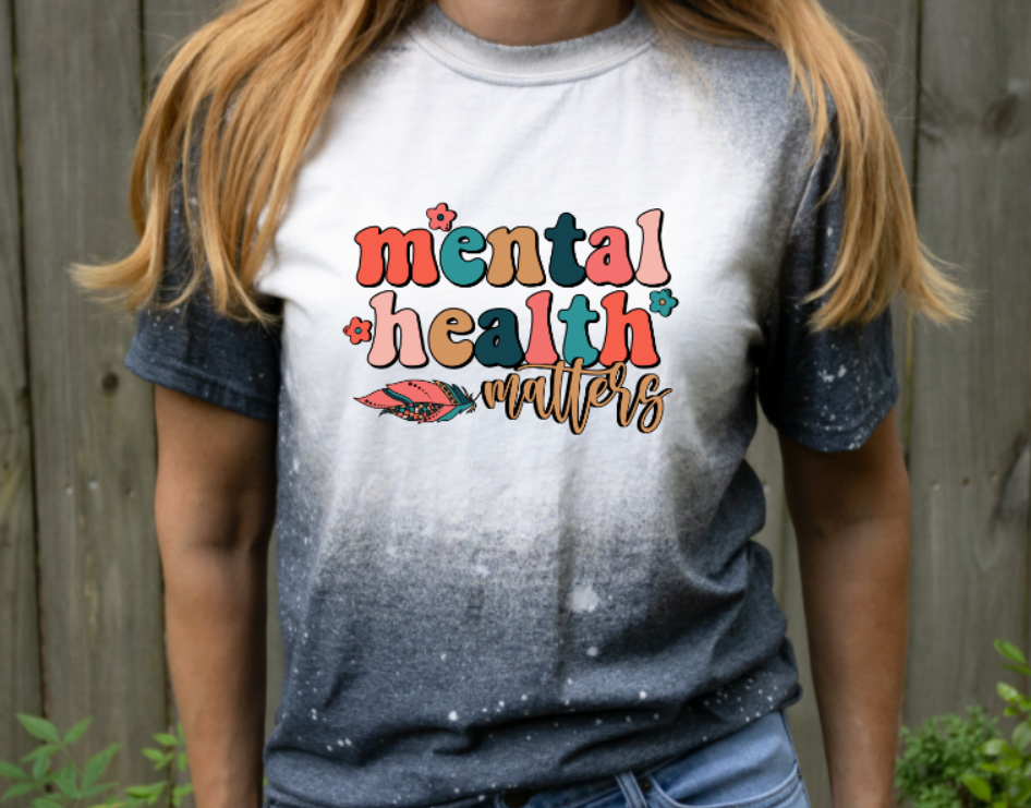 Mental Health Bleached Tee