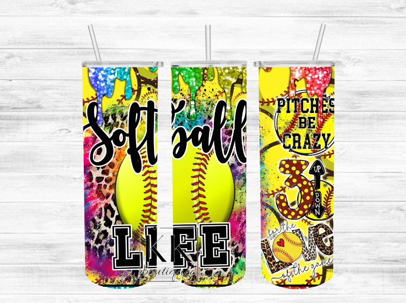 Softball Tumbler