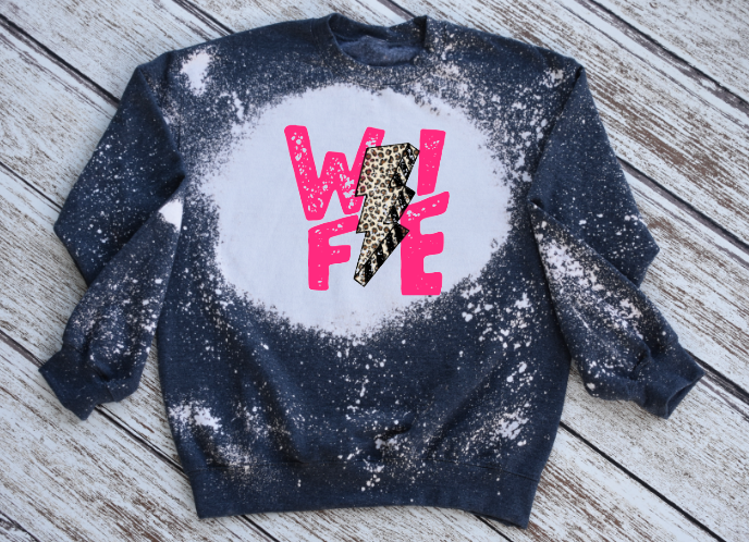 Wife Bleached Sweatshirt