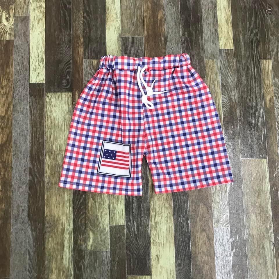 Patriotic Swim Trunks