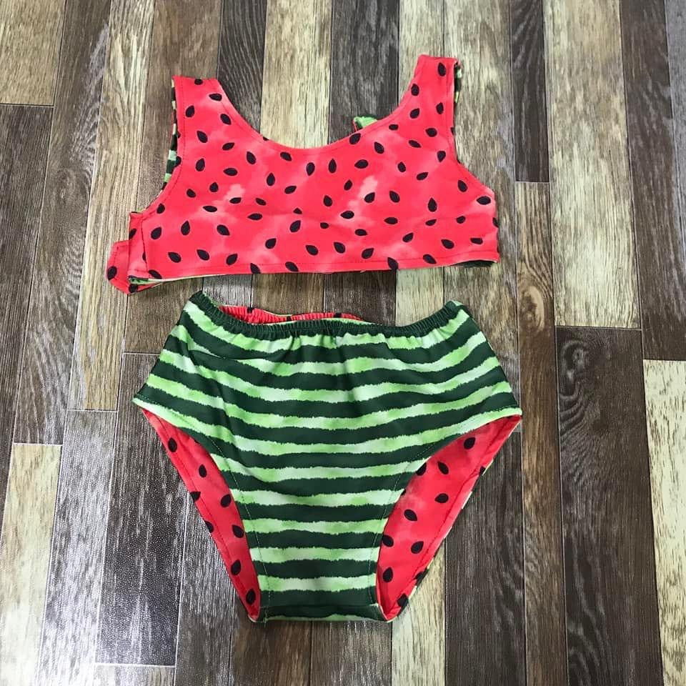 Watermelon Reversible Two Piece